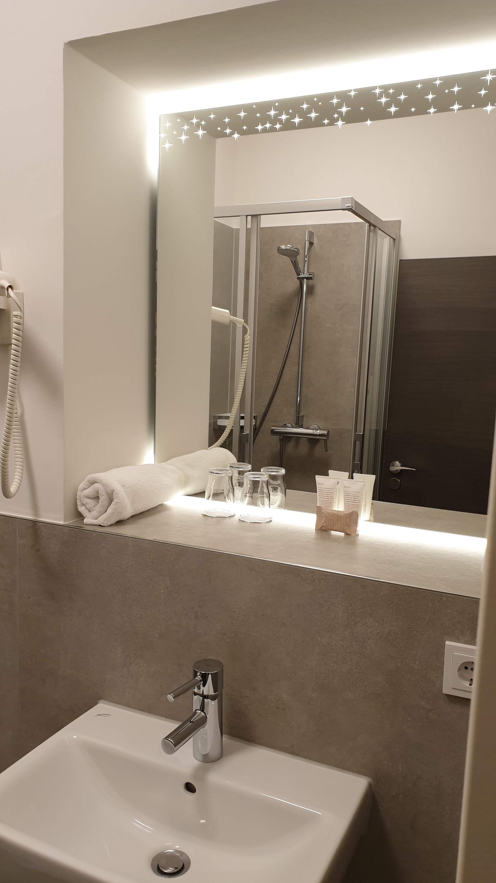 Badezimmer im Apricot Hotel Hamburg